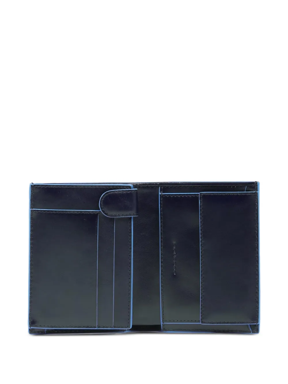 PIQUADRO Leren portemonnee Blauw