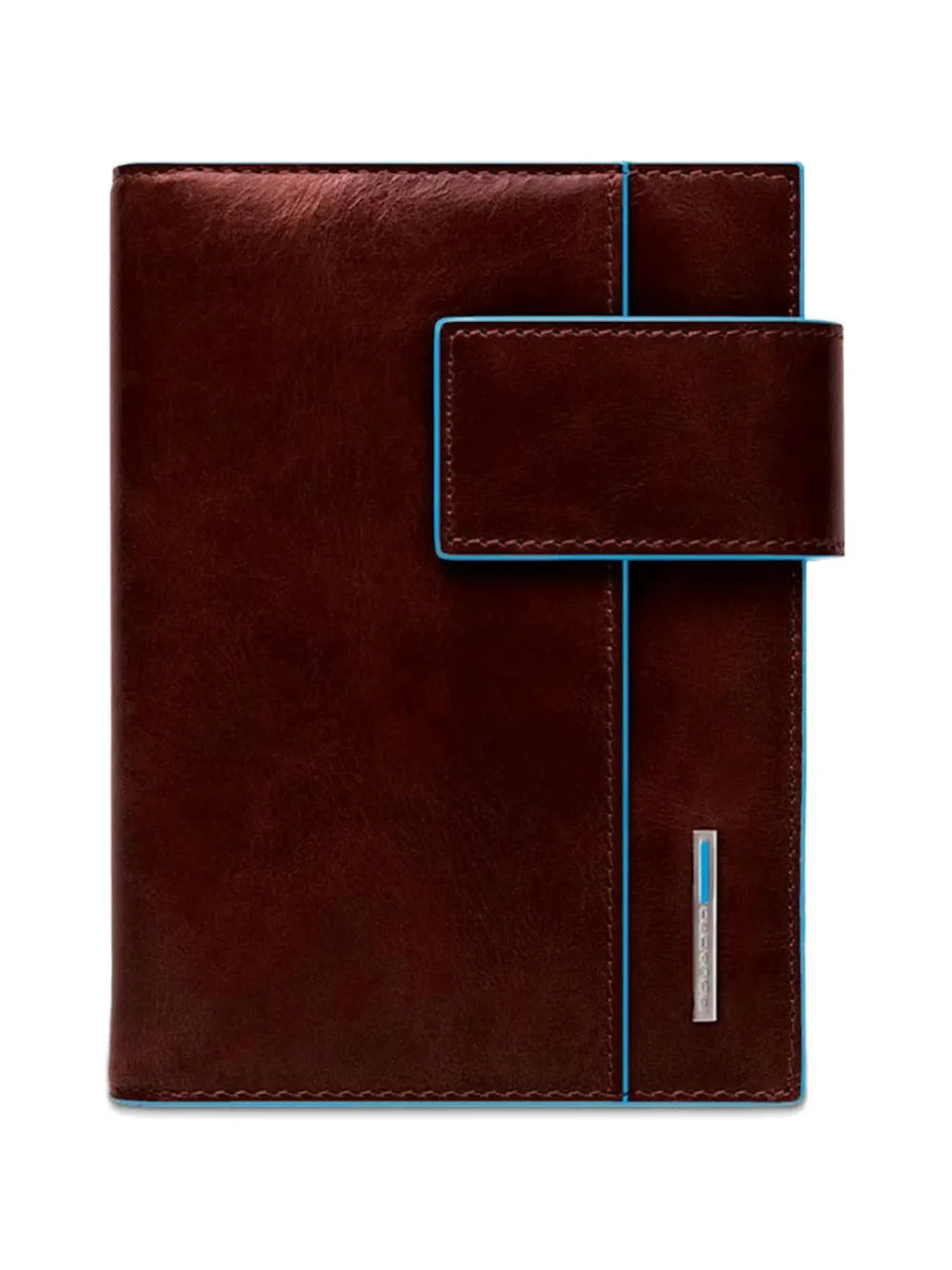 PIQUADRO large leather planner - Braun