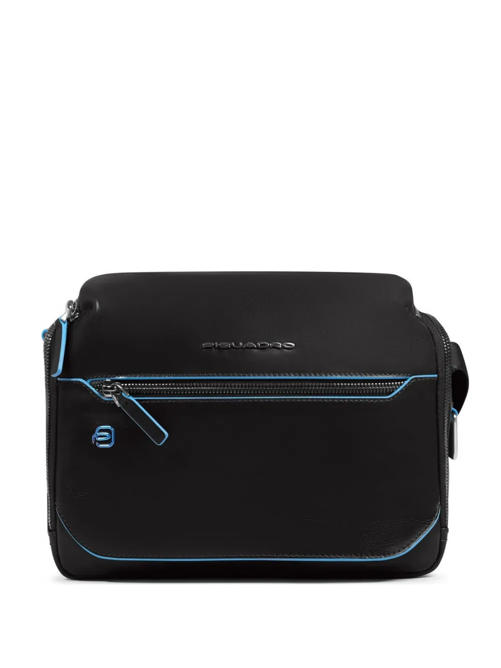 PIQUADRO zip fastening crossbody bag - Nero
