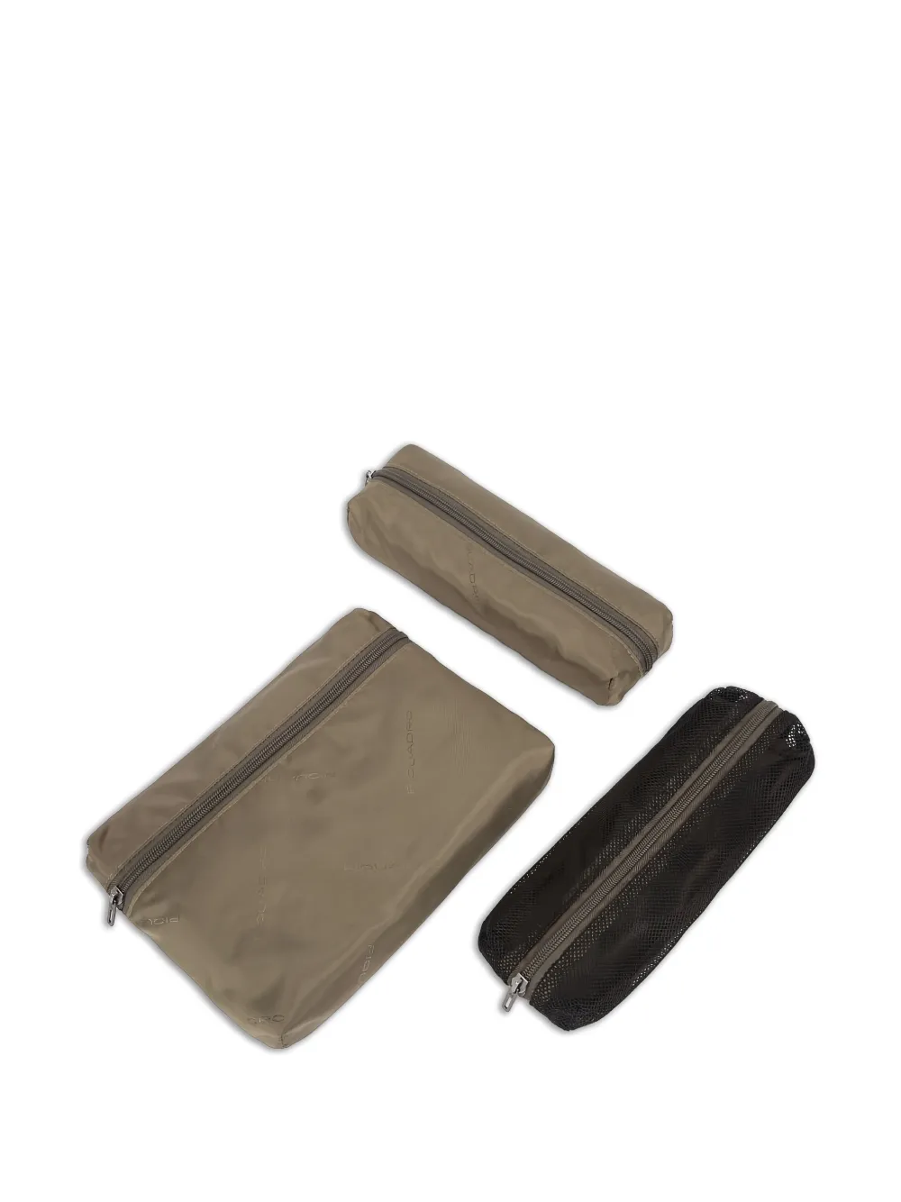PIQUADRO Leren toilettas Blauw