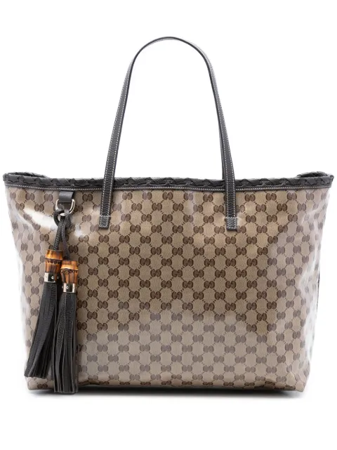 Gucci Pre-Owned 2000-2015 GG Crystal Peggy Braided tote bag