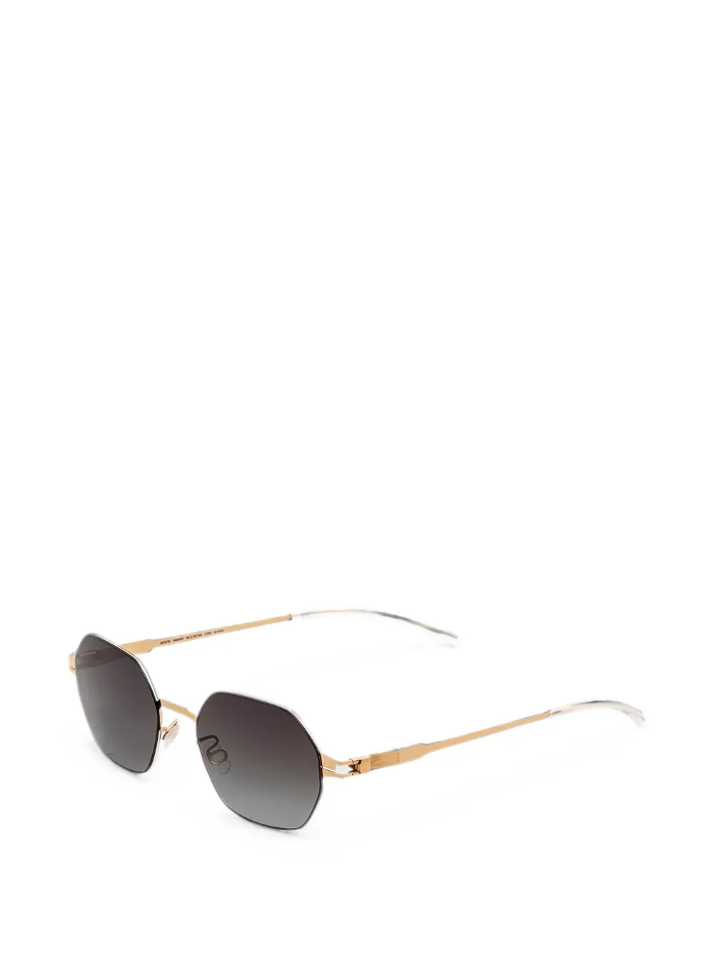 Mykita Hamish zonnebril met geometrisch montuur Goud