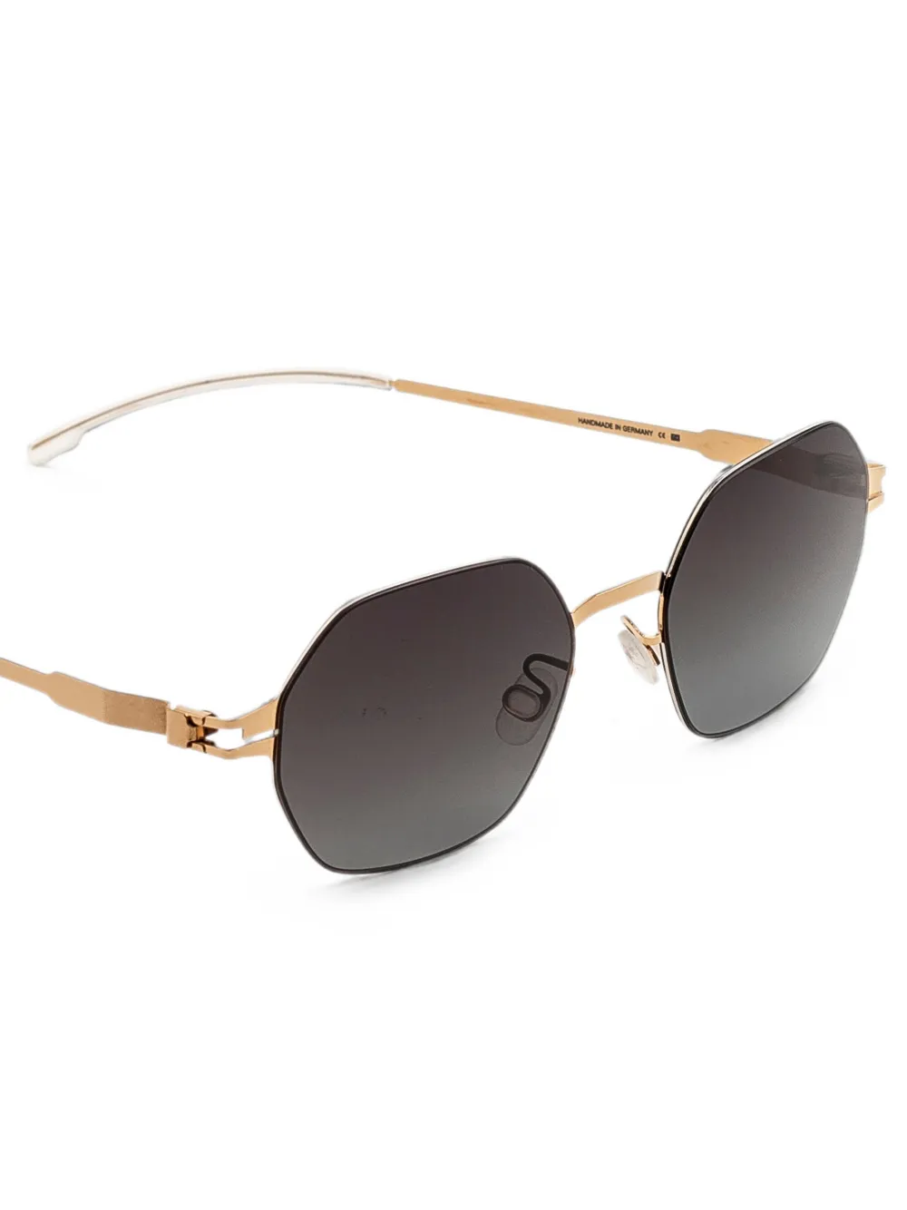 Mykita Hamish zonnebril met geometrisch montuur Goud