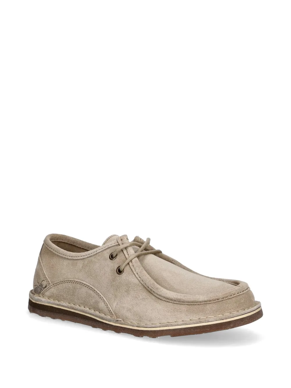 Fly London suede moc-toe boat shoes Beige