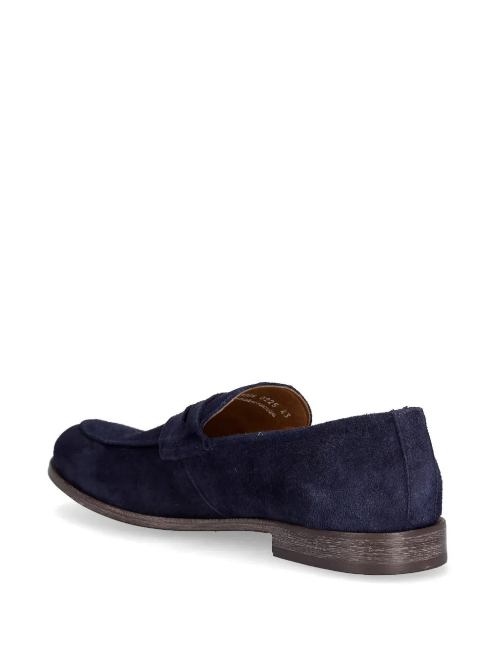 Fly London penny-slot suede loafers Blauw