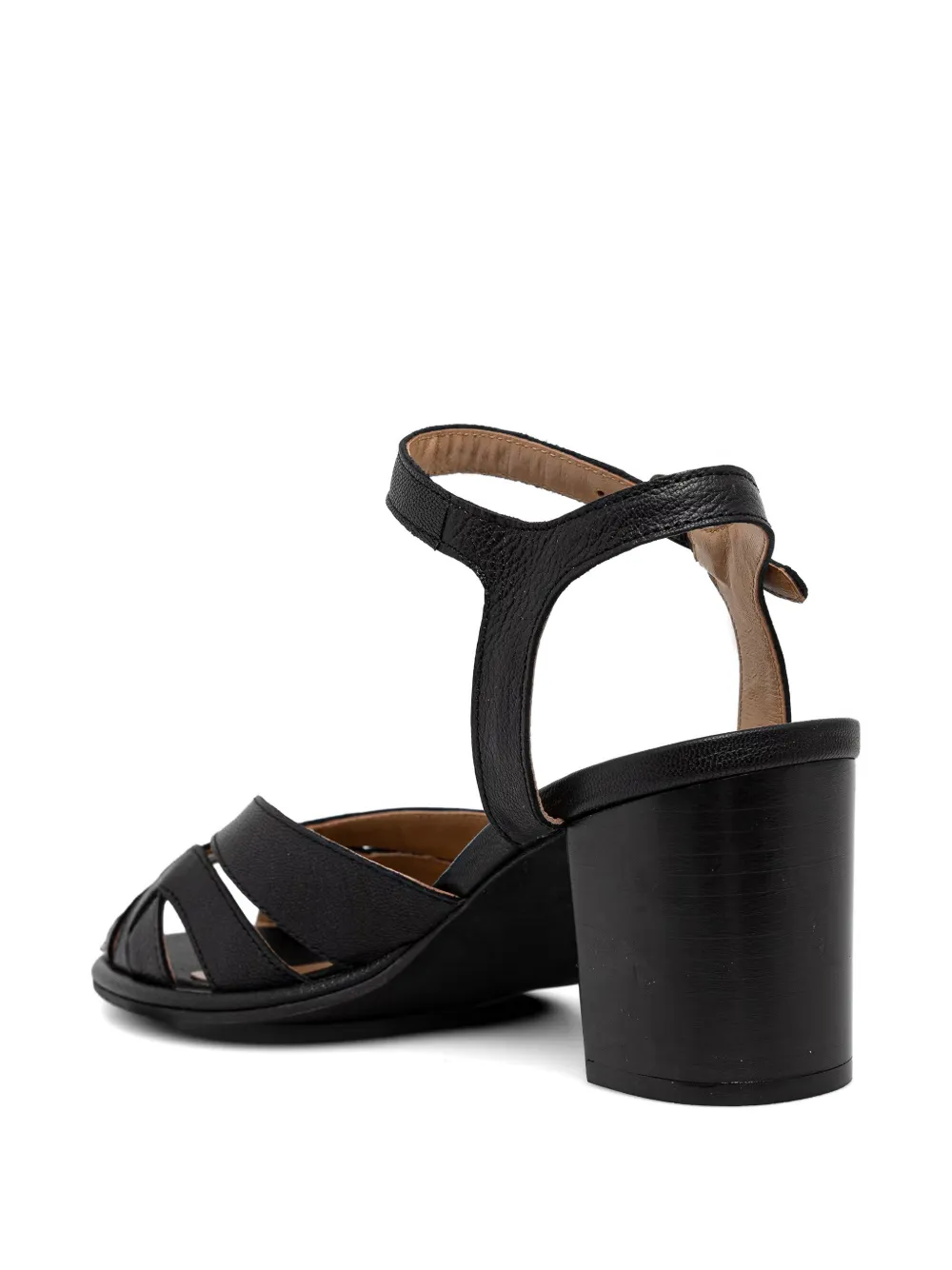 Fly London strappy block-heel pumps Zwart