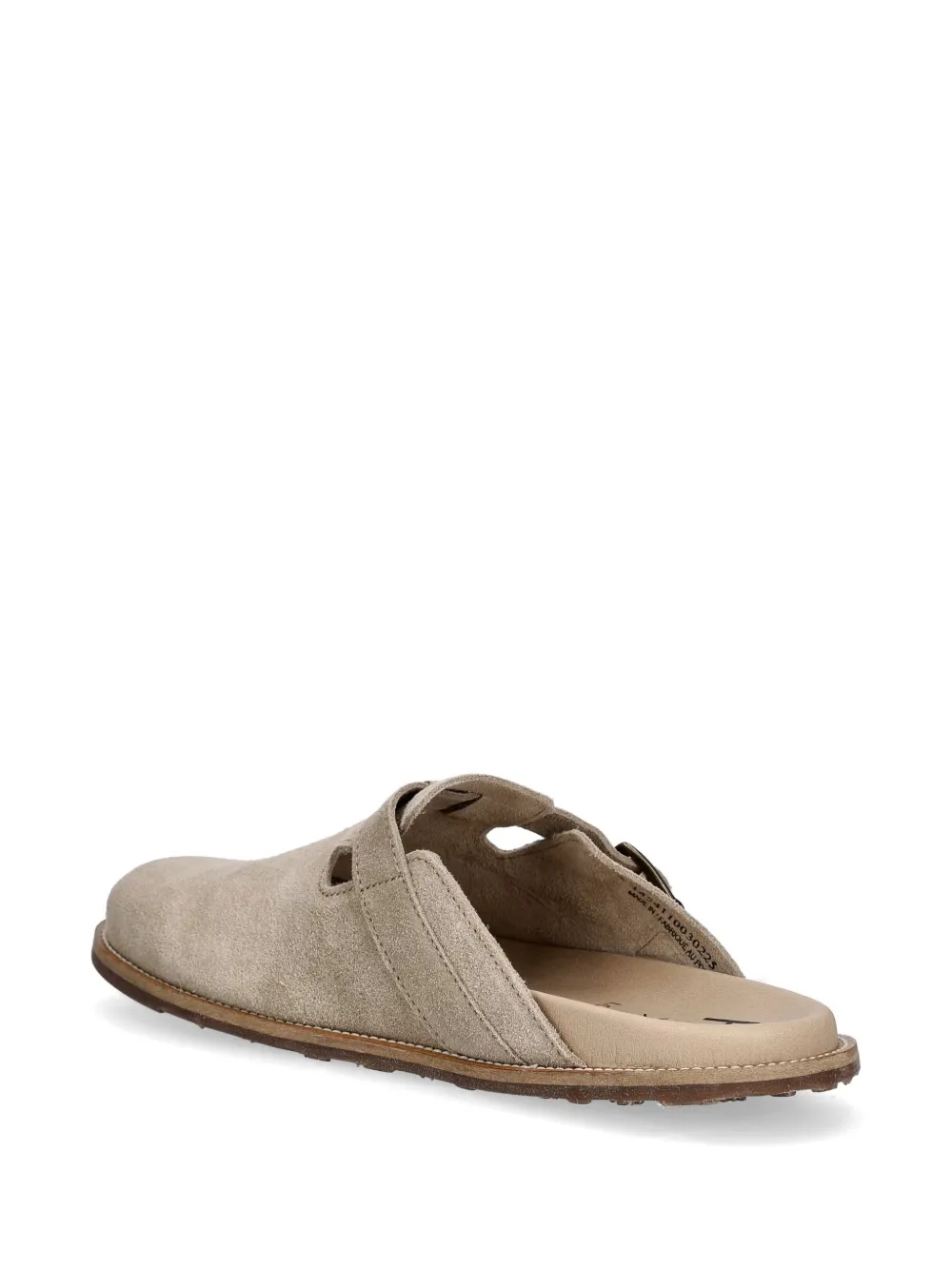 Fly London buckle-fastening suede slippers Beige