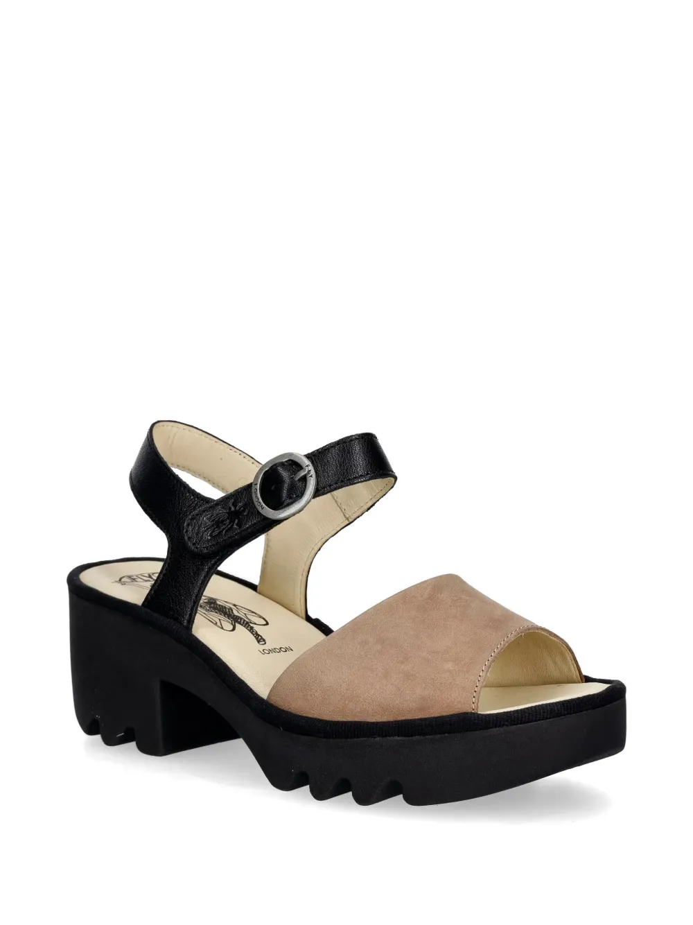 Fly London buckle-fastening sandals Zwart