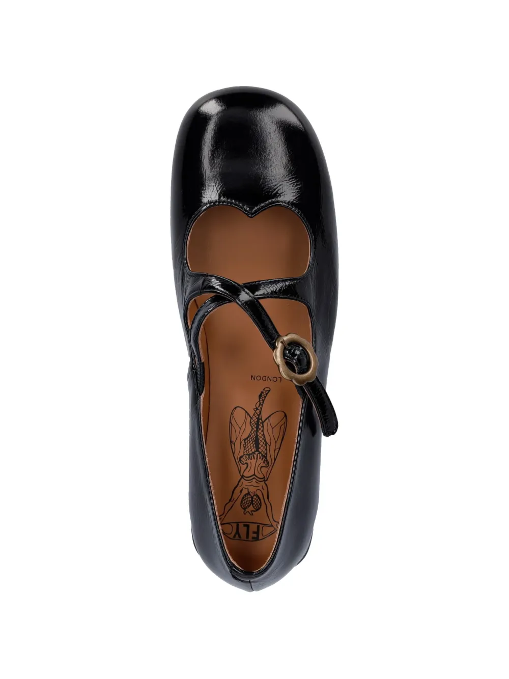 Fly London buckle-fastening pumps Zwart