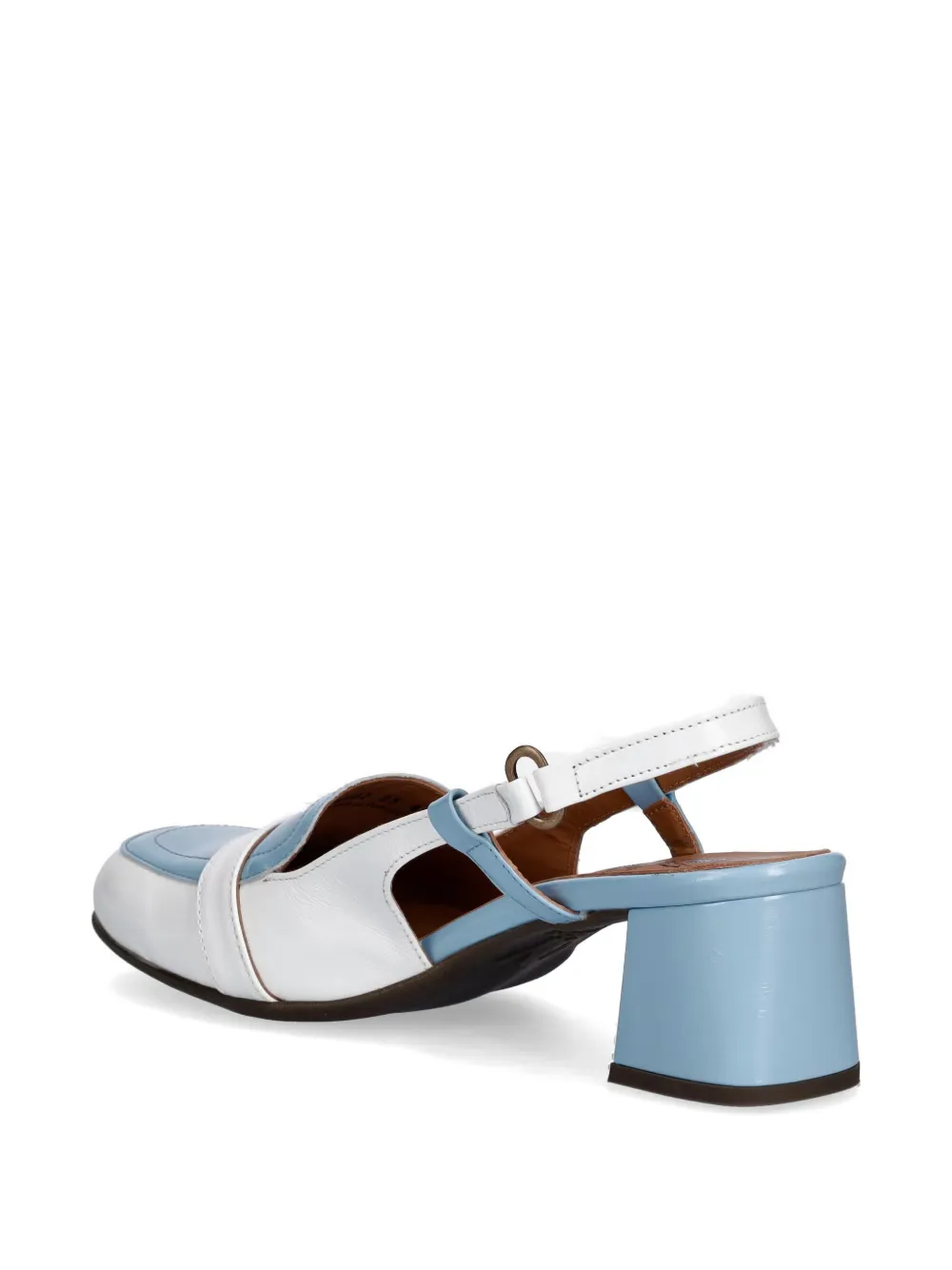 Fly London buckle-detail slingback pumps Wit
