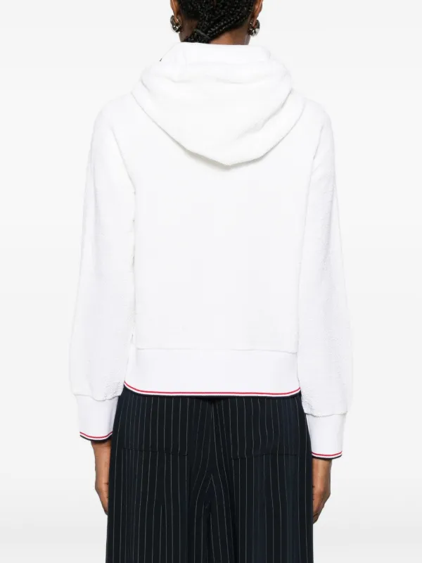 Thom Browne ロゴ パーカー | ホワイト | FARFETCH JP
