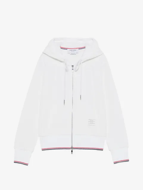 Thom Browne hoodie con parche del logo