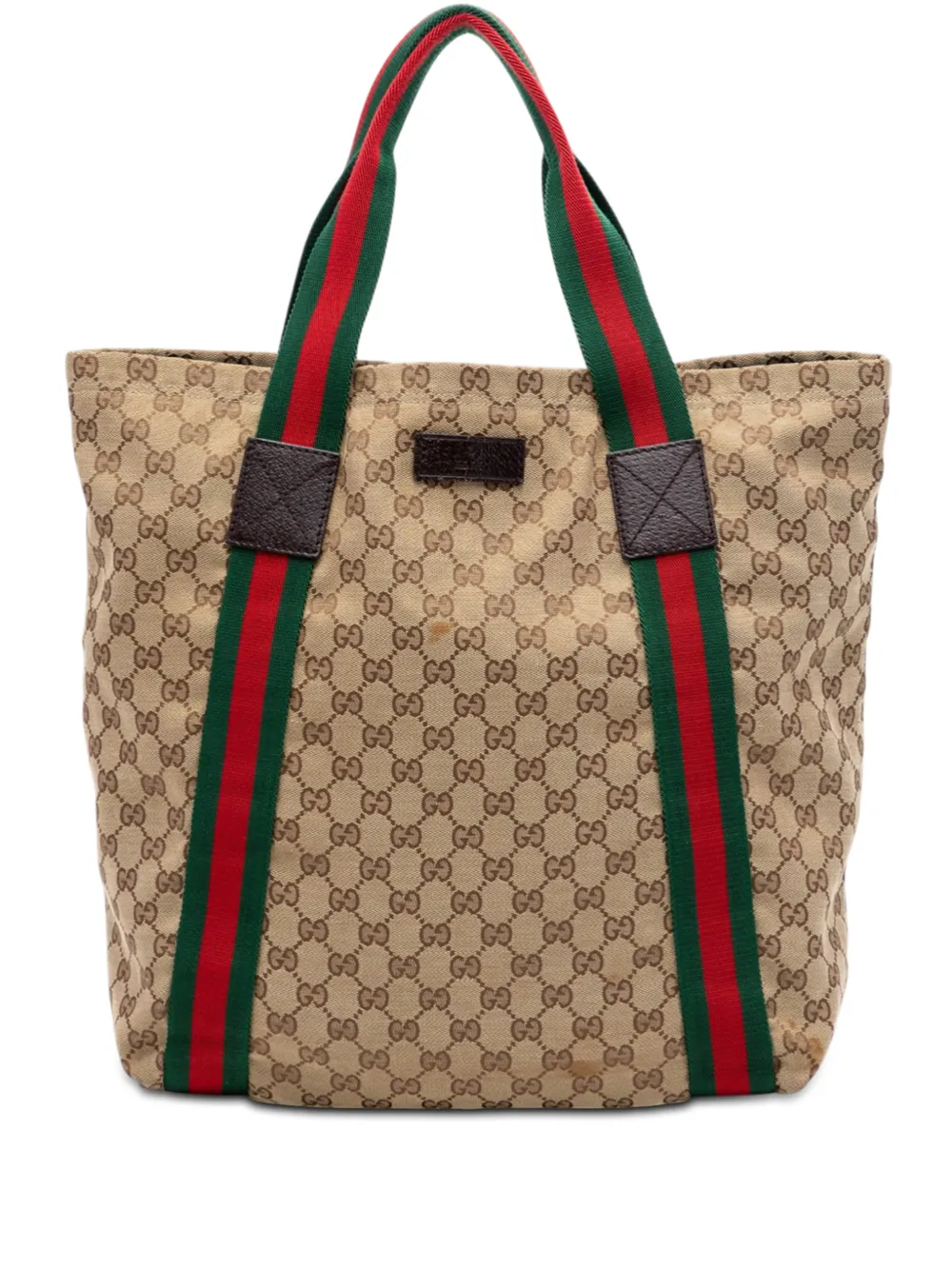 Gucci Pre-Owned 2000-2015 GG Canvas Web tote bag - Toni neutri