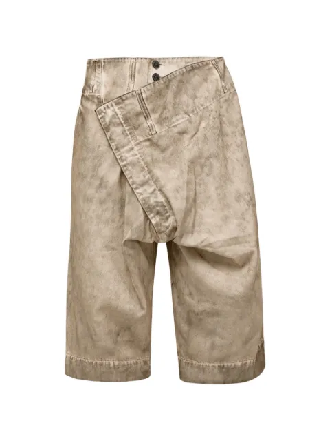 Vivienne Westwood Inferno washed asymmetric shorts