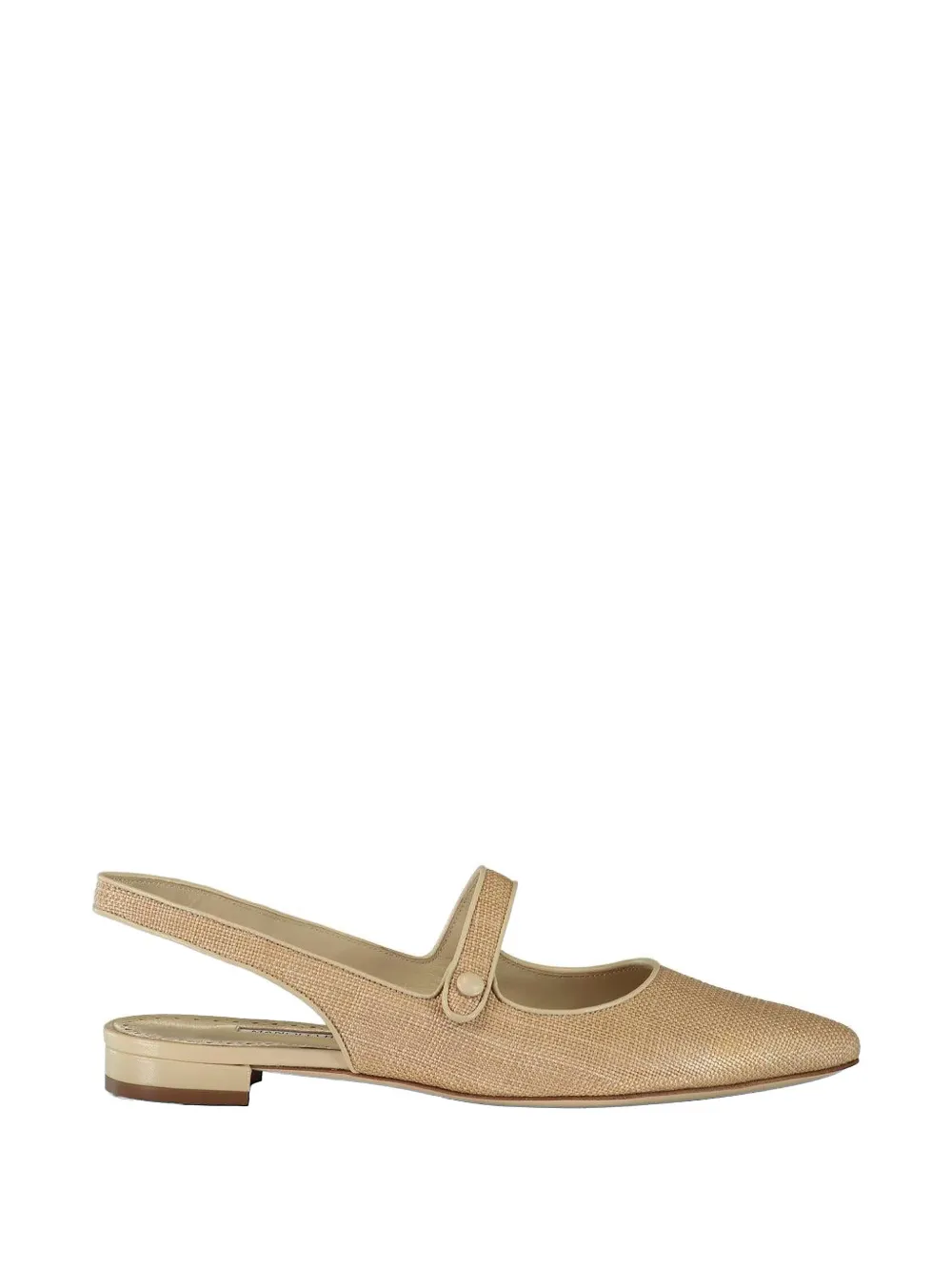 Manolo Blahnik slingback ballet flats - Toni neutri
