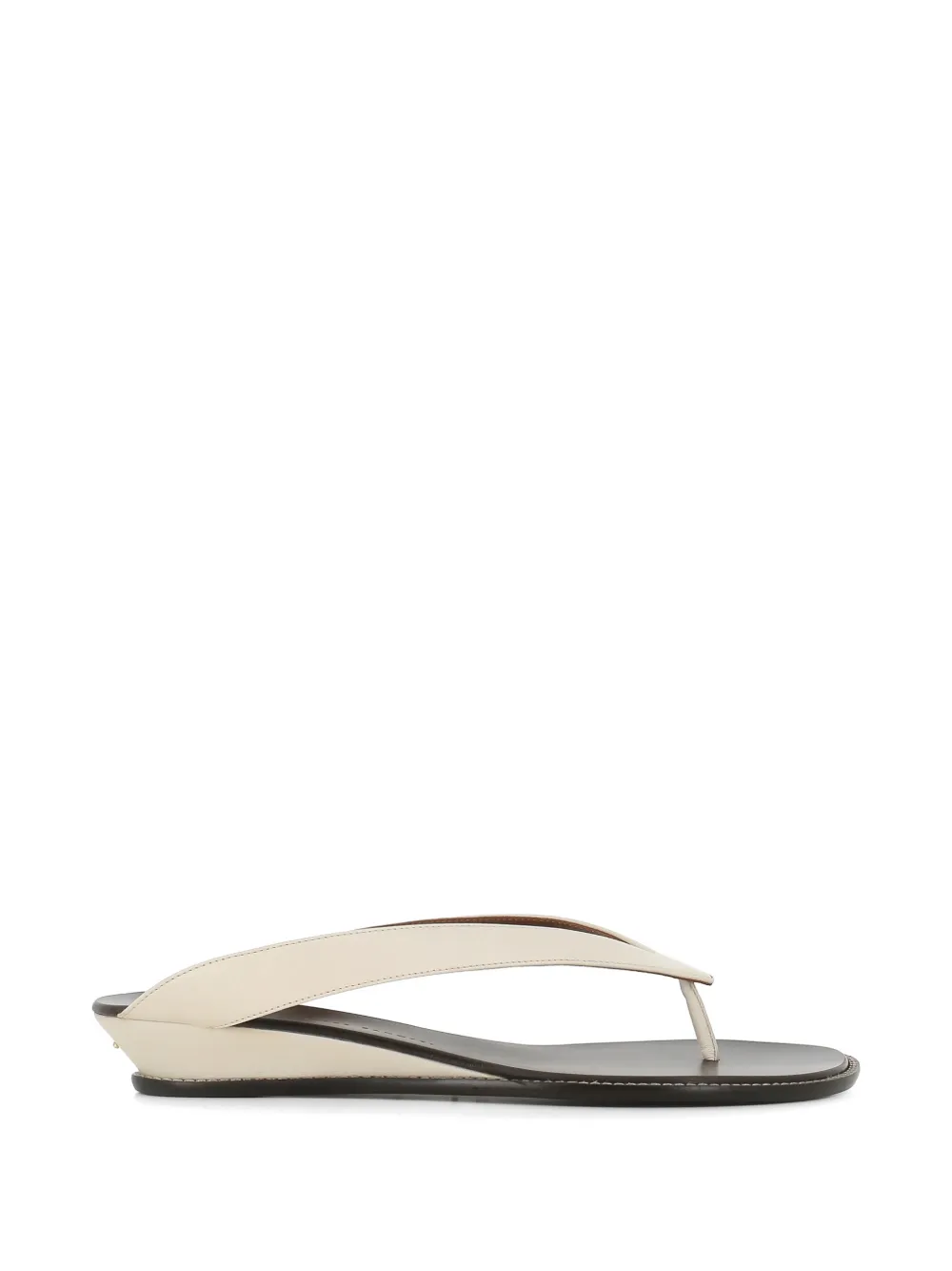 Giuseppe Zanotti leather flip-flops Beige