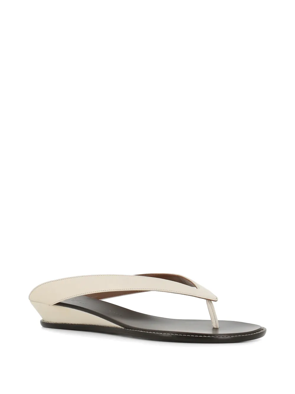Giuseppe Zanotti leather flip-flops Beige