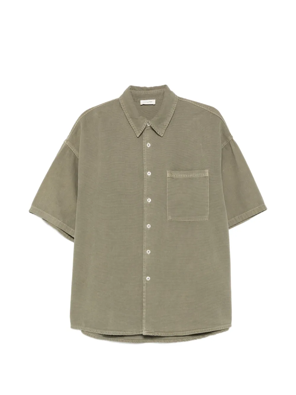 American vintage Lycaz short-sleeves button-up shirt - Grün
