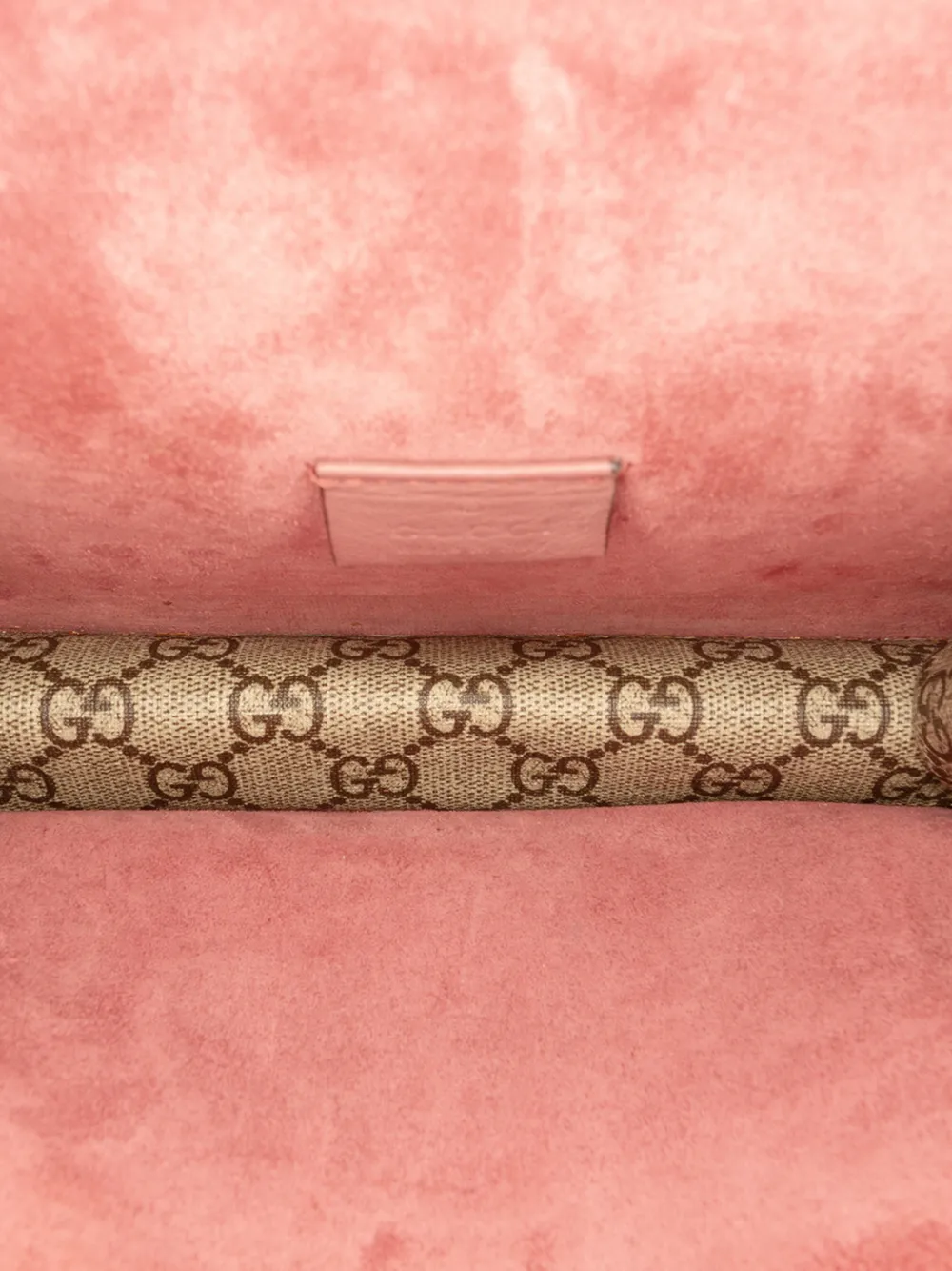 Gucci Pre-owned 2016-2025 Small GG Supreme Blooms Dionysus Crossbody Bag in Neutrals, view 5