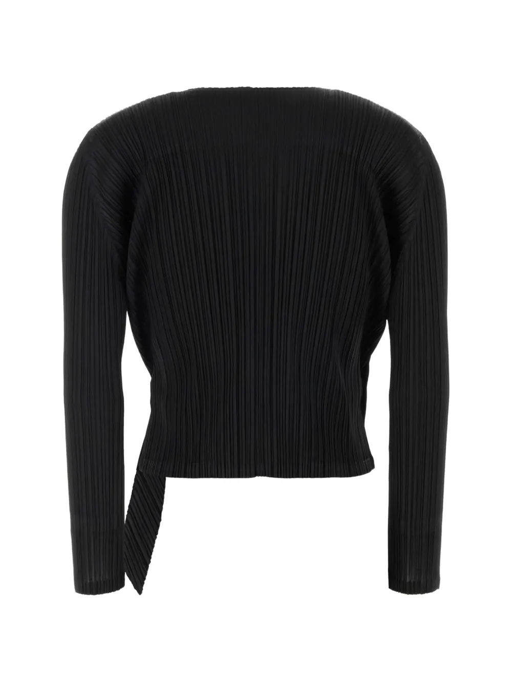 Pleats Please Issey Miyake Facade プリーツ Vネック カーディガン