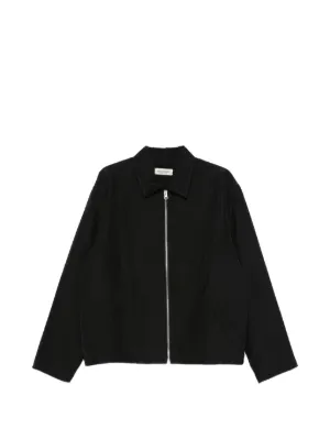 Rold Skov zip-up Shirt Jacket | Black | FARFETCH JO
