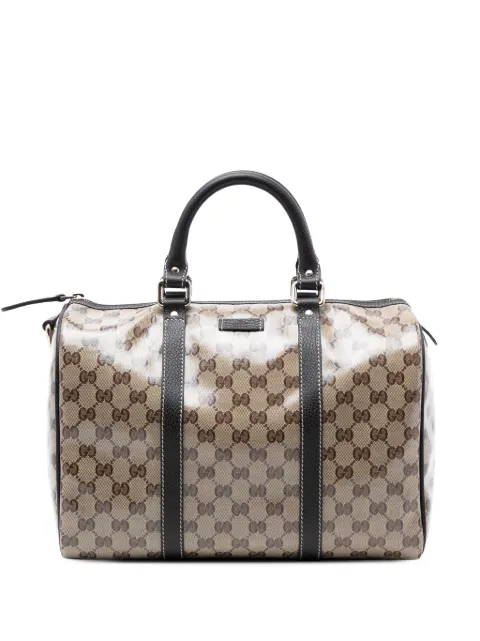 Gucci Pre-Owned 2016-2025 Medium GG Crystal Joy boston bag