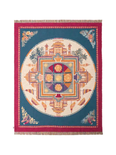 ETRO HOME mandala jacquard cotton blanket