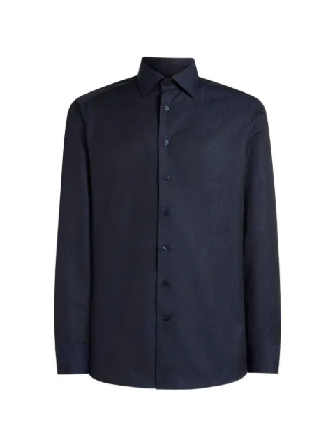 ETRO jacquard-motif cotton shirt