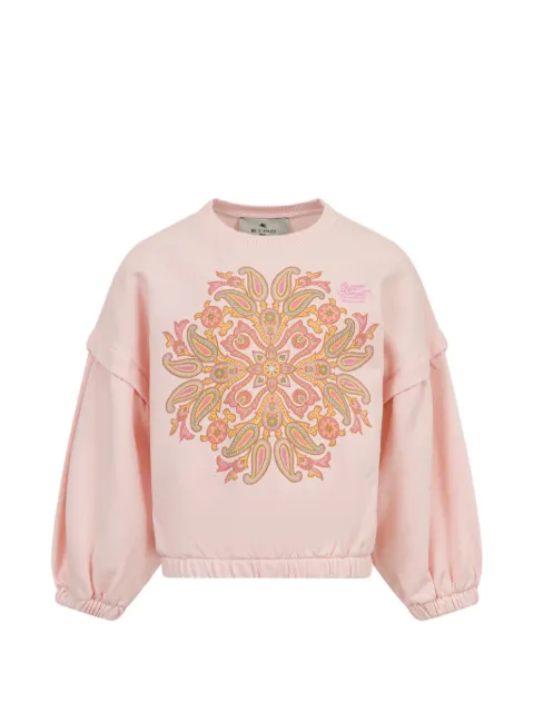 ETRO KIDS paisley printed sweatshirt