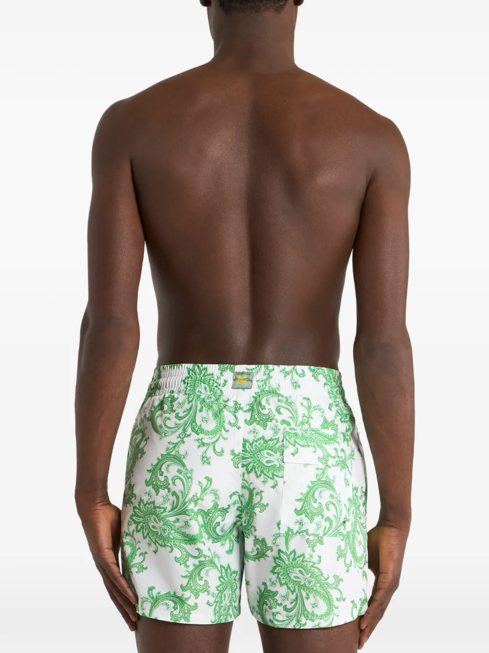 ETRO Zwembroek met paisley-print Wit