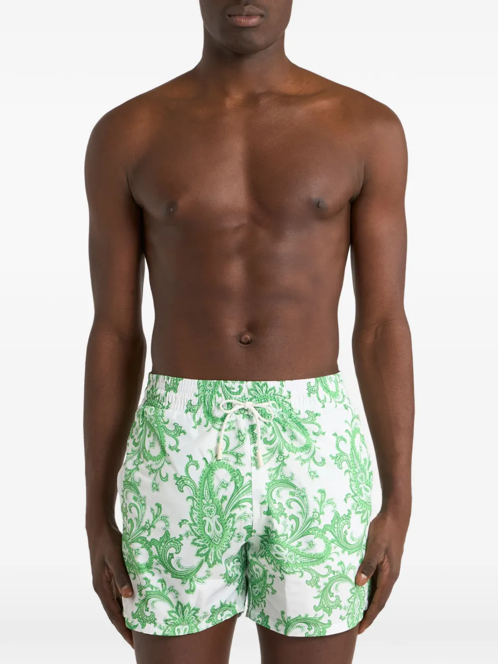 ETRO Zwembroek met paisley-print Wit