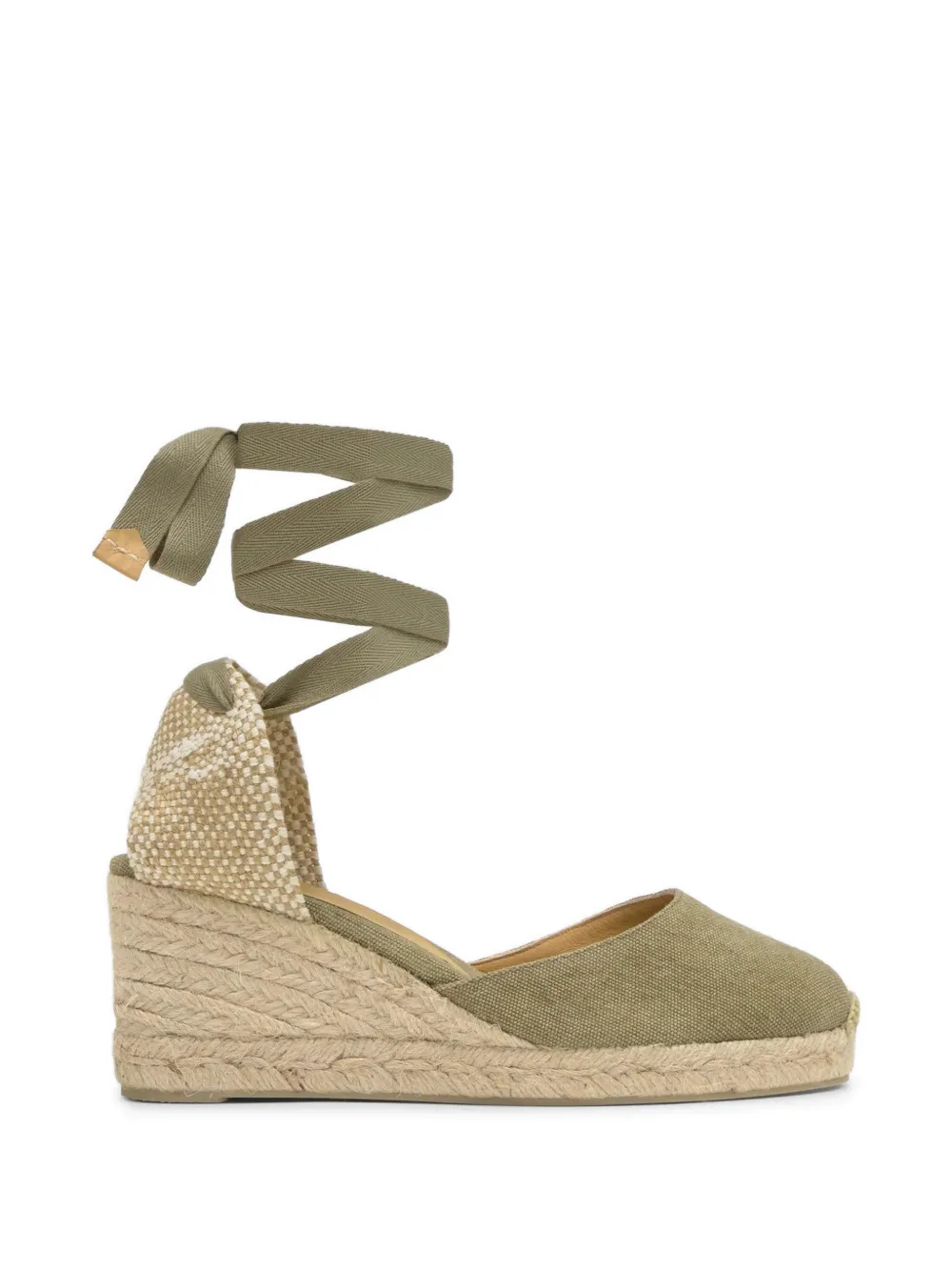 Castañer Carina canvas espadrilles Groen