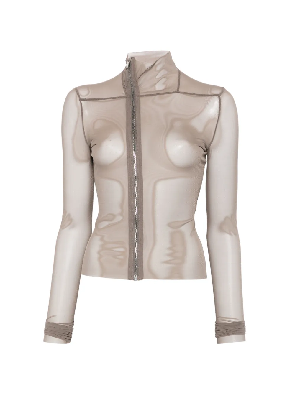 Rick Owens zip-fastening jacket - Grigio