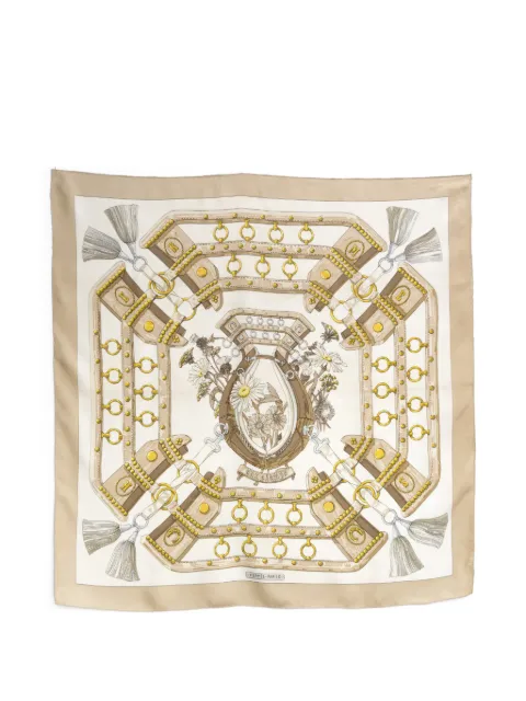 Hermès Pre-Owned 1990s Aux Champs silk scarf