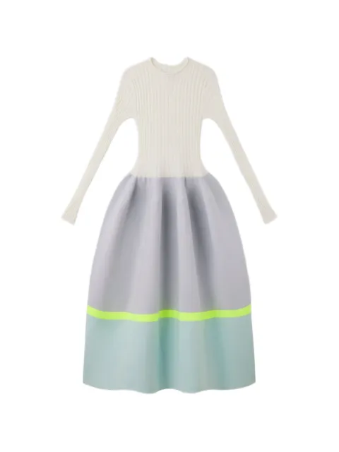 CFCL ribbed panelled dress