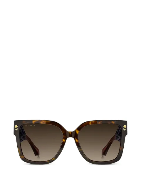 ETRO tortoiseshell-effect square-frame sunglasses