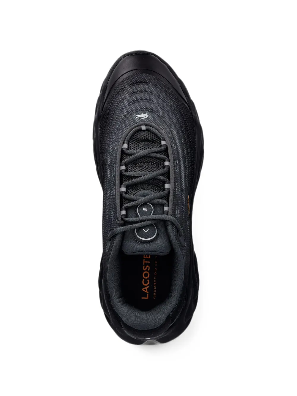 Lacoste Spinor logo-patch chunky-sole sneakers Grijs