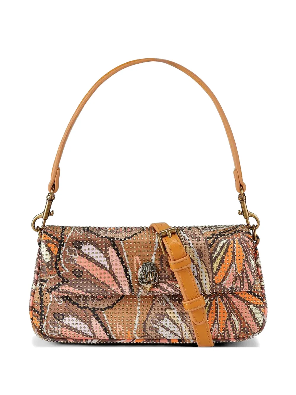 Kurt Geiger London Pickle butterfly-print shoulder bag - Toni neutri