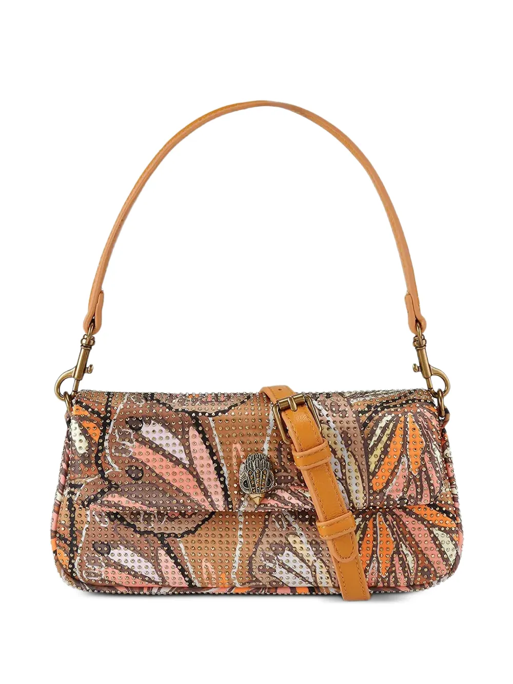 Kurt Geiger London Pickle butterfly-print shoulder bag - Toni neutri