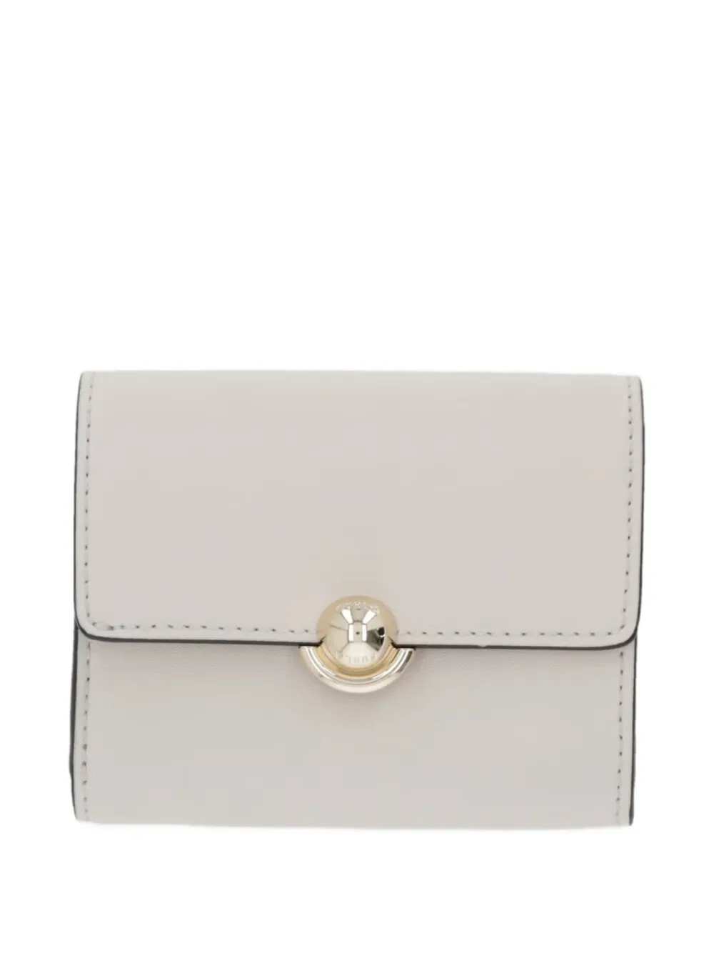 Furla logo-engraved foldover wallet - Toni neutri