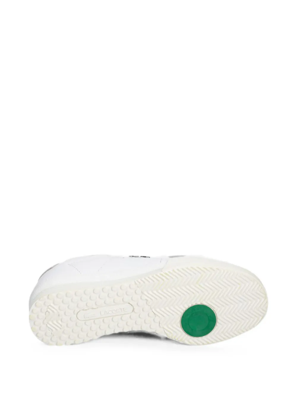 Lacoste Aura logo-plaque suede-trim sneakers Wit