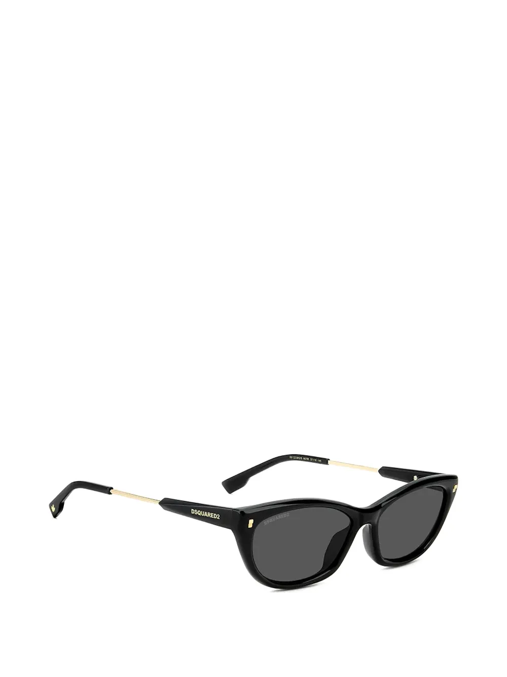 DSQUARED2 EYEWEAR Zonnebril met cat-eye montuur Zwart