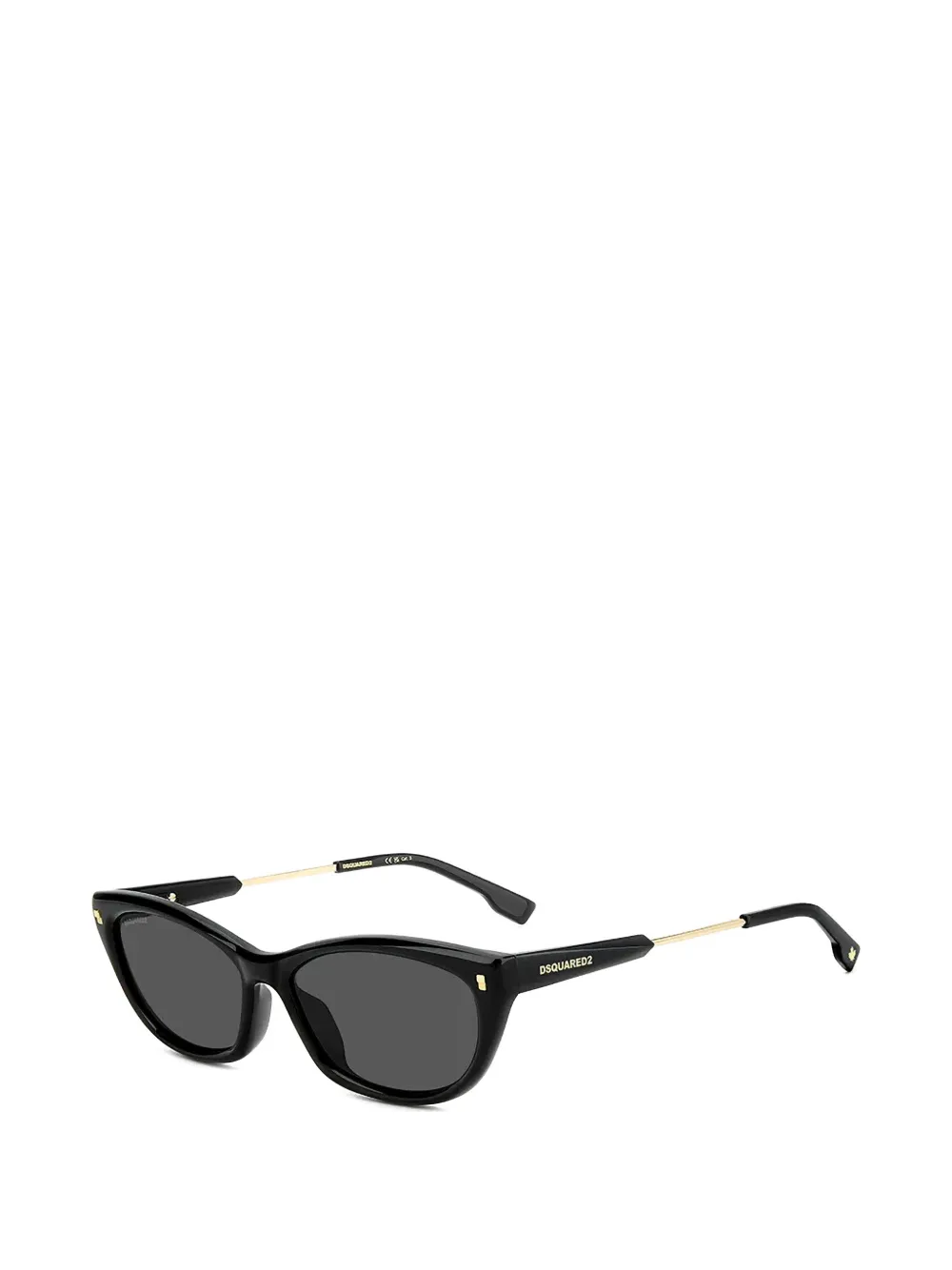 DSQUARED2 EYEWEAR Zonnebril met cat-eye montuur Zwart