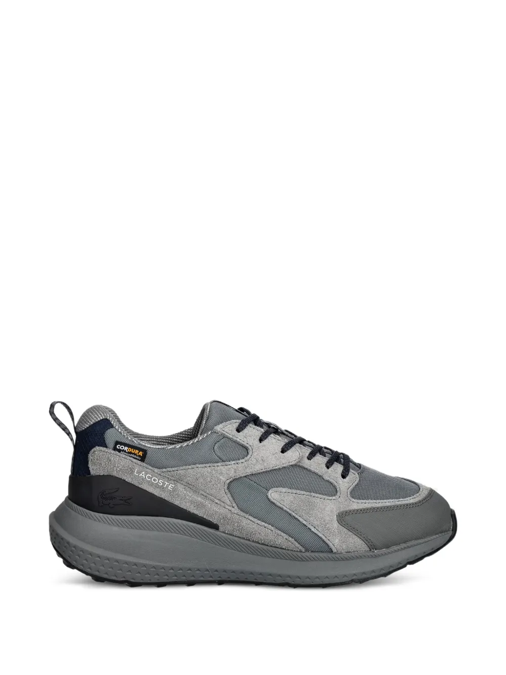 Lacoste L003 Evo panelled mesh-trim sneakers Grijs