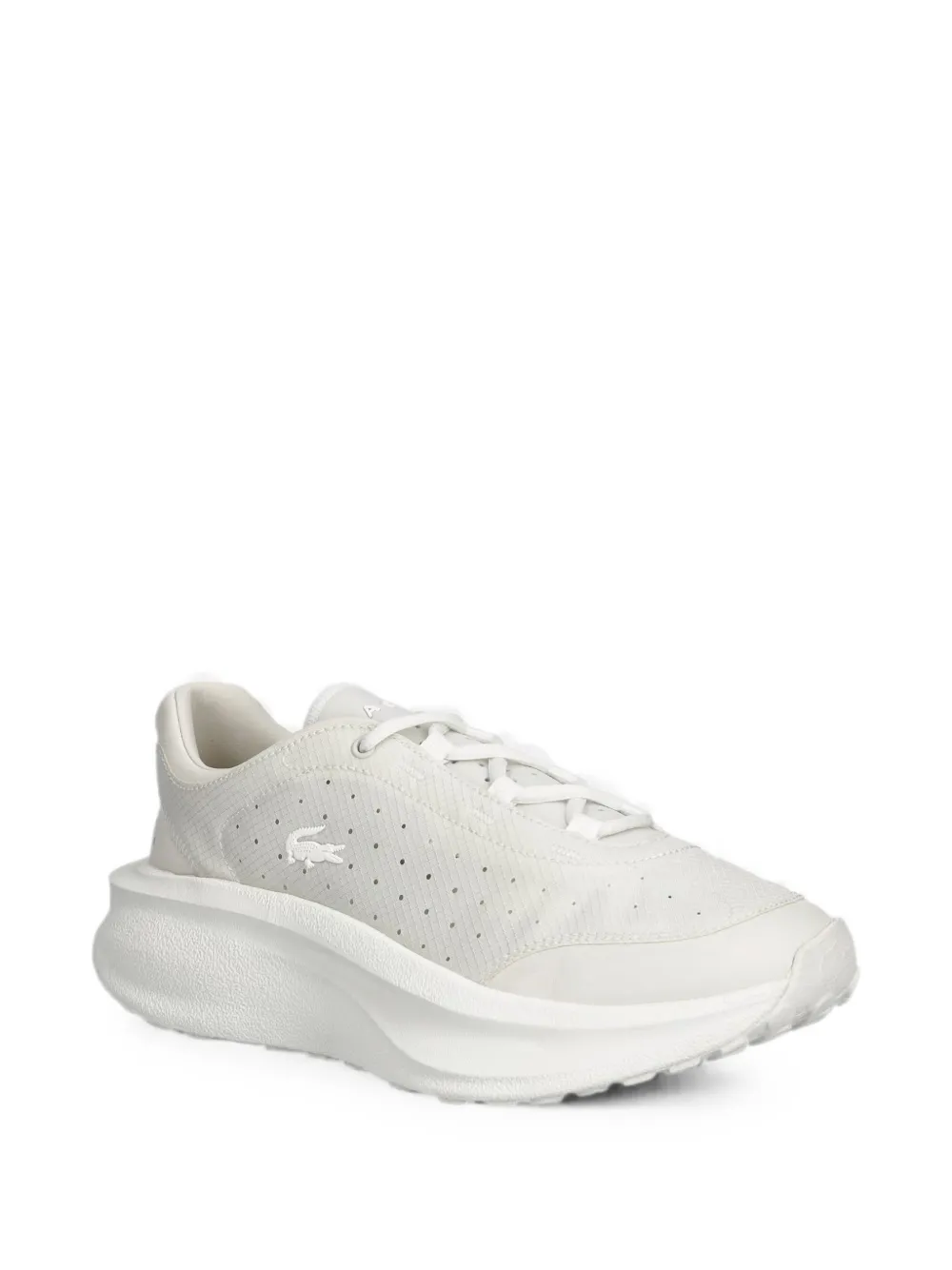 Lacoste Neo Run Active sneakers met logo-patch en geperforeerde details Wit