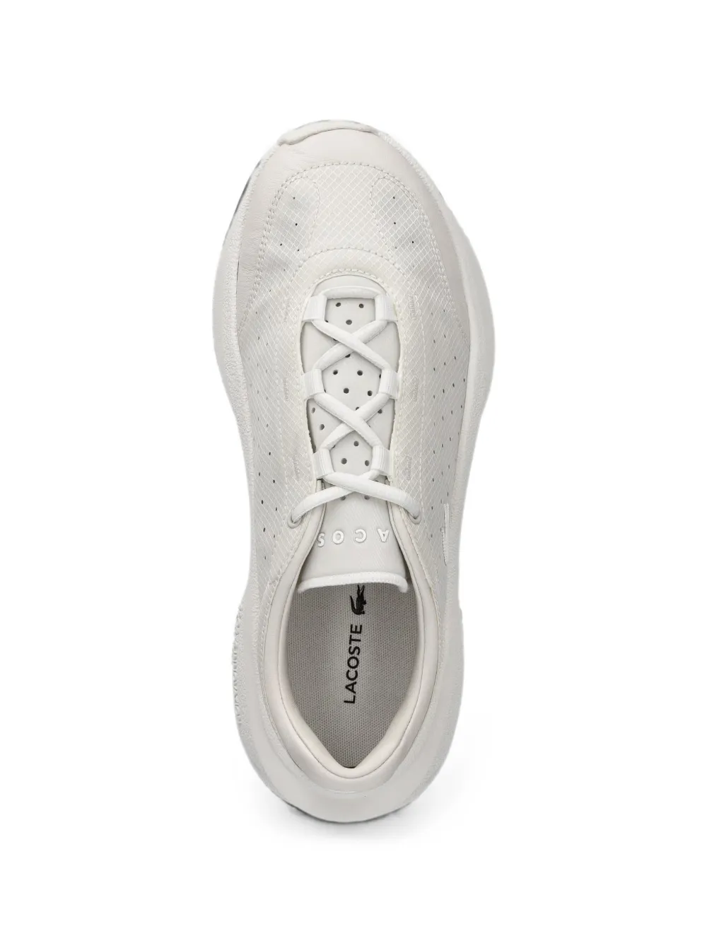Lacoste Neo Run Active sneakers met logo-patch en geperforeerde details Wit