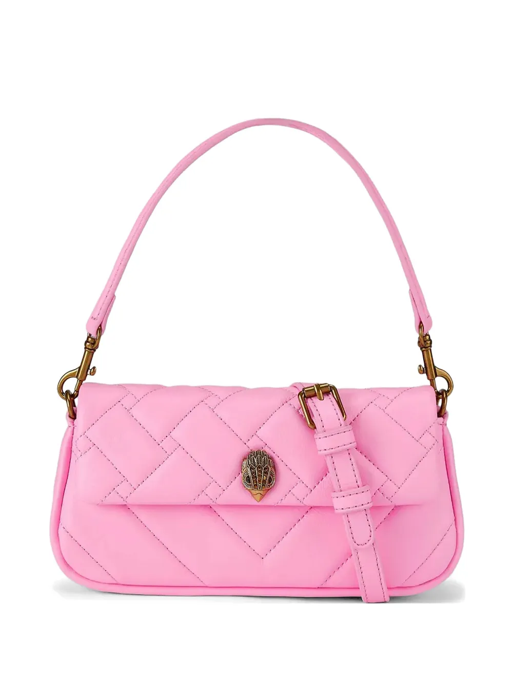 Kurt Geiger London Pickle quilted shoulder bag - Rosa