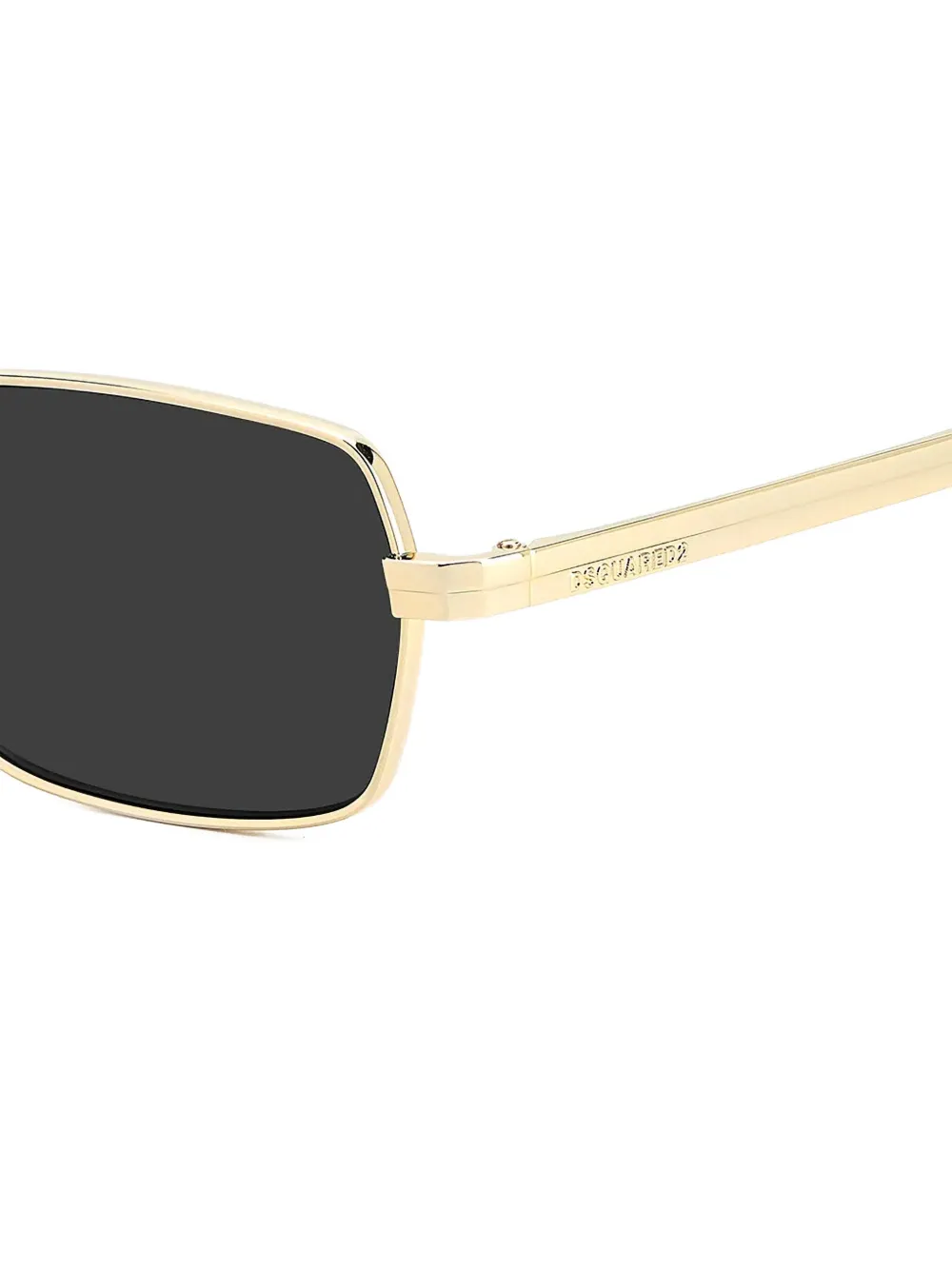  Dsquared2 Eyewear Gafas De Sol Con Montura Rectangular - Dorado 