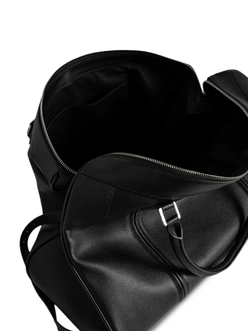 Zadig&Voltaire Sunny Travel grained leather shoulder bag Zwart