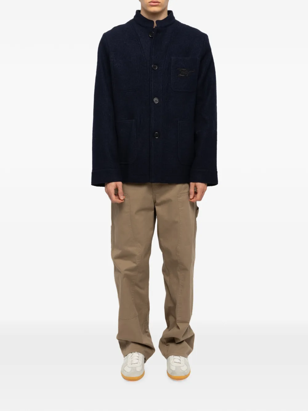 Zadig&Voltaire Venezia wollen jack Blauw